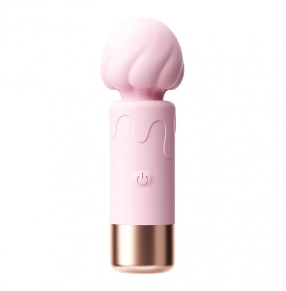 MizzZee - Mini Ice Cream AV Stick Heating Vibrator (Chargeable - Pink)